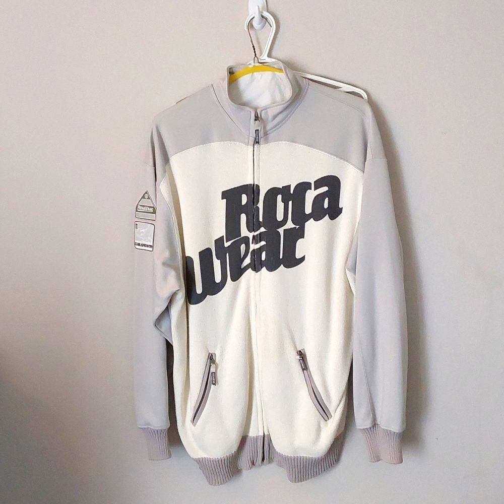 Roca Wear Men's jacket/sweater in grey/white